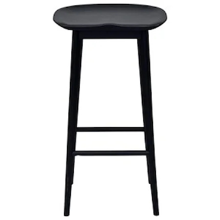 Transitional Counter Height Bar Stool